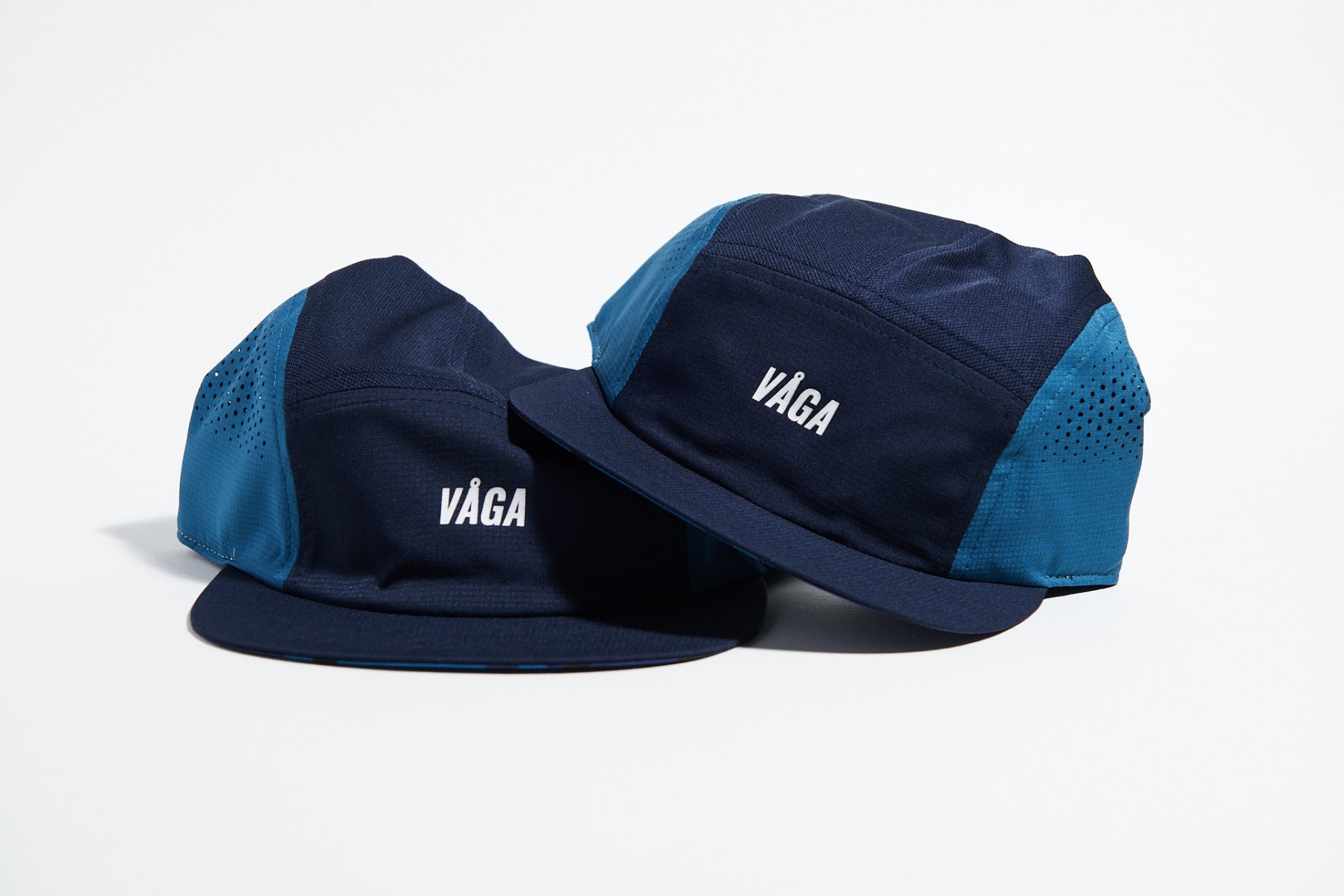 VÅGA FEATHER RACING CAP - TEAL / NAVY BLUE