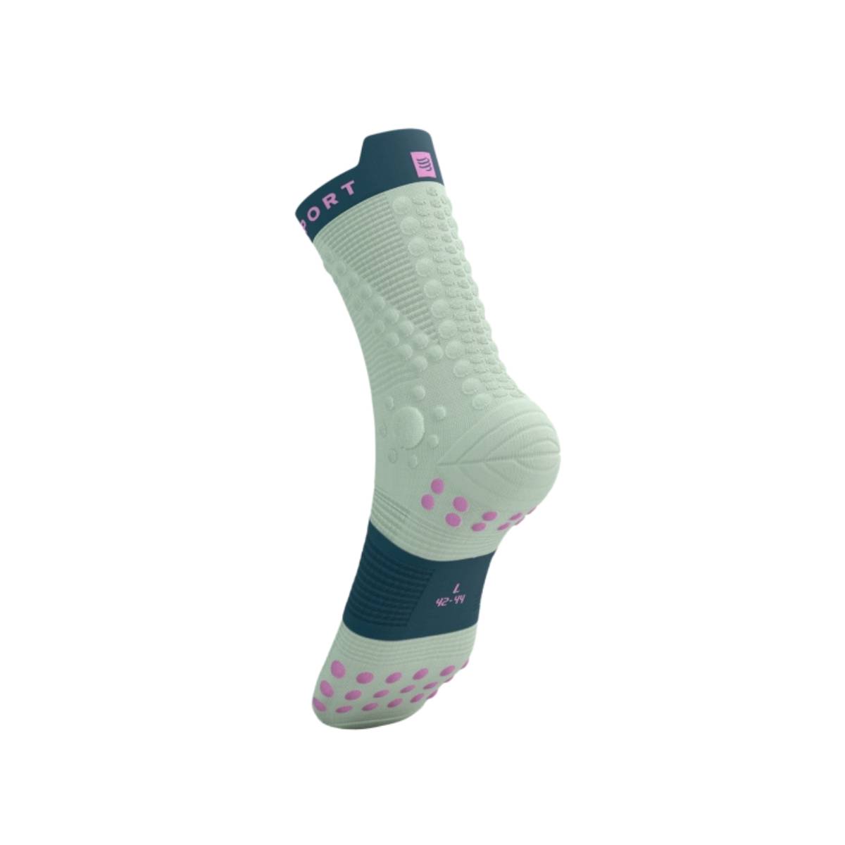 Compressport Pro Racing Socks V4.0 Trail - Aqua/Stargazer