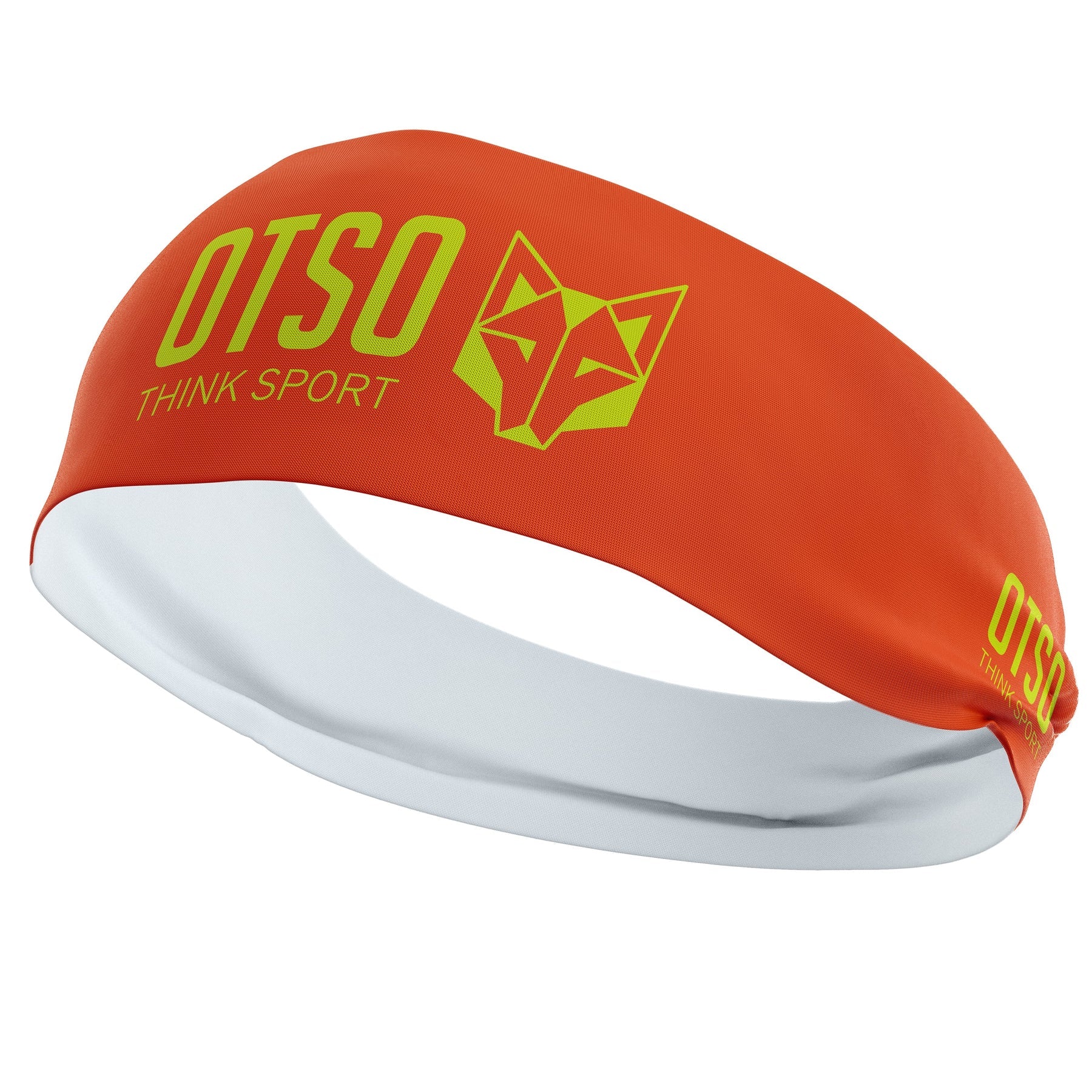 OTSO Headband Sport -  Fluo Orange / Fluo Yellow