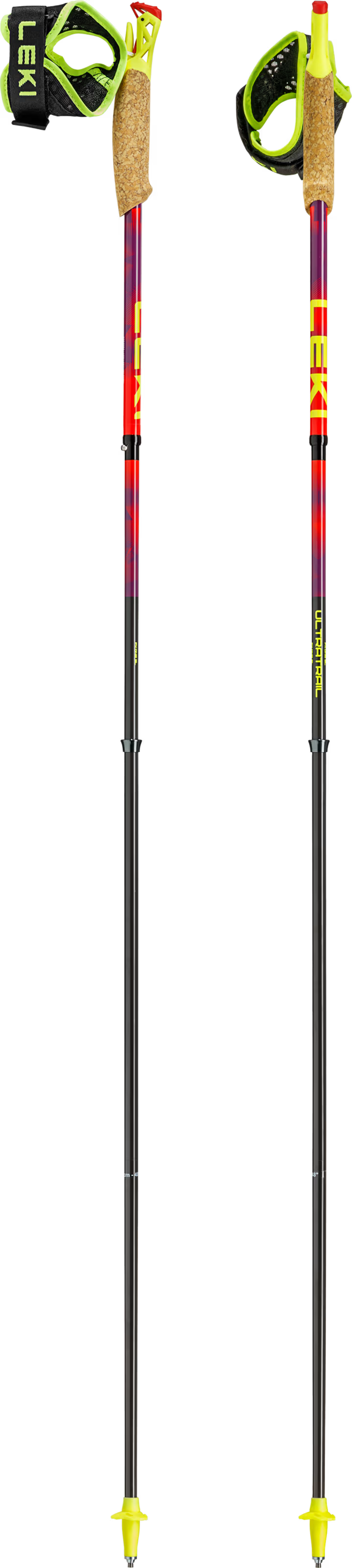 BASTÕES LEKI ULTRATRAIL FX.ONE SL - Red / Violet / Yellow