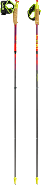 BASTÕES LEKI ULTRATRAIL FX.ONE SL - Red / Violet / Yellow
