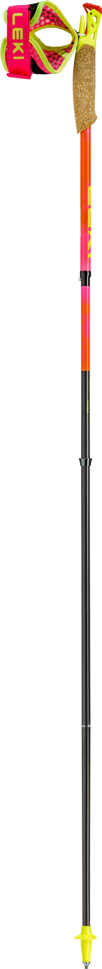 BASTÕES LEKI ULTRATRAIL FX.ONE SL - Pink / Orange / Yellow