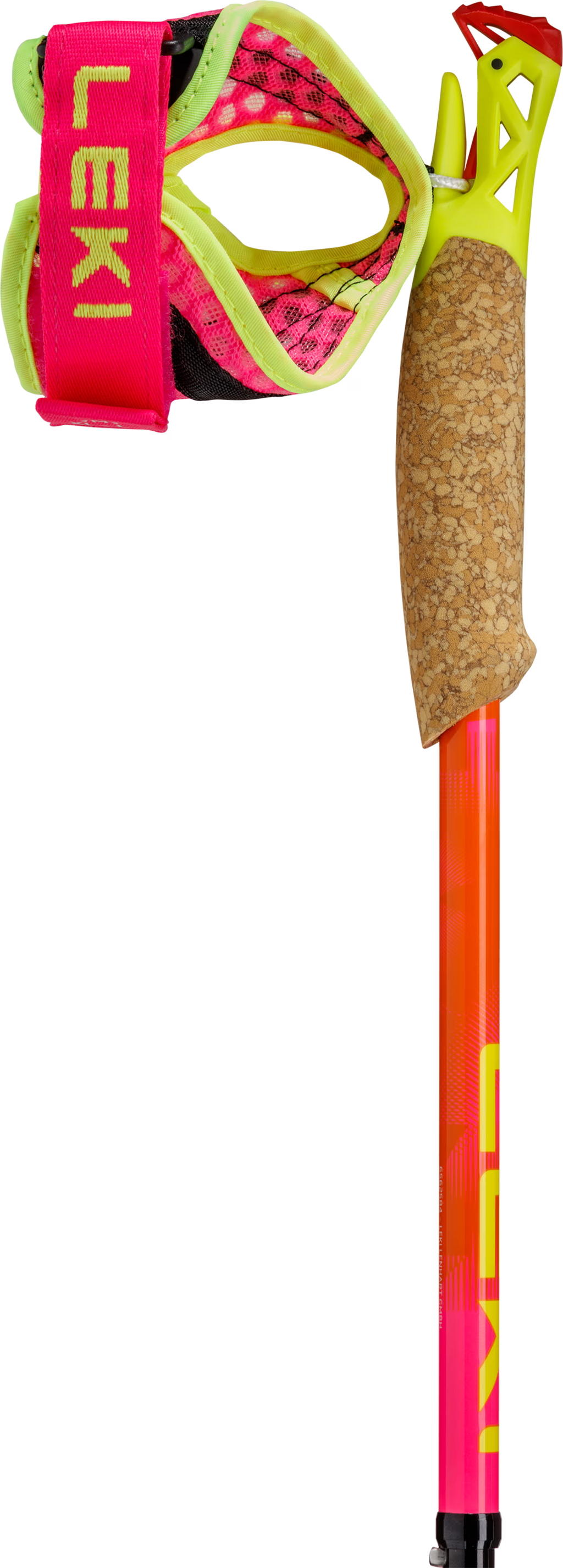 BASTÕES LEKI ULTRATRAIL FX.ONE SL - Pink / Orange / Yellow