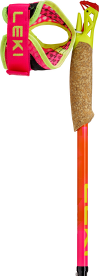 BASTÕES LEKI ULTRATRAIL FX.ONE SL - Pink / Orange / Yellow