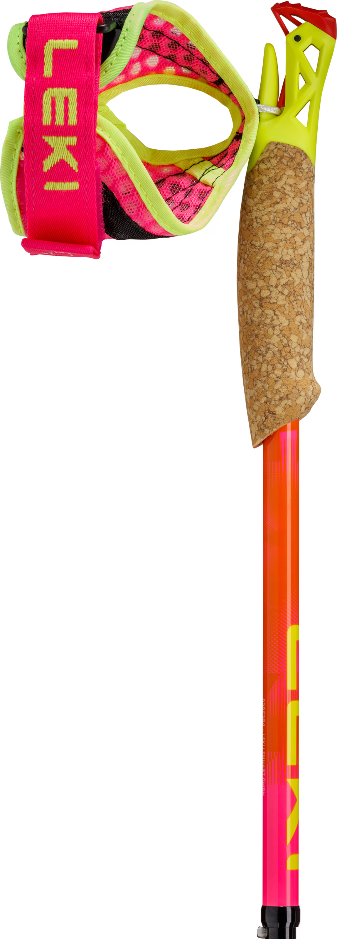 BASTÕES LEKI ULTRATRAIL FX.ONE SL - Pink / Orange / Yellow