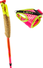 BASTÕES LEKI ULTRATRAIL FX.ONE SL - Pink / Orange / Yellow