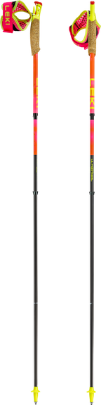 BASTÕES LEKI ULTRATRAIL FX.ONE SL - Pink / Orange / Yellow