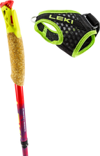 BASTÕES LEKI ULTRATRAIL FX.ONE - Red / Violet / Yellow