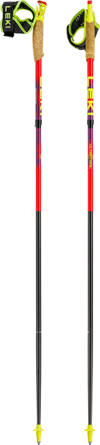 BASTÕES LEKI ULTRATRAIL FX.ONE - Red / Violet / Yellow
