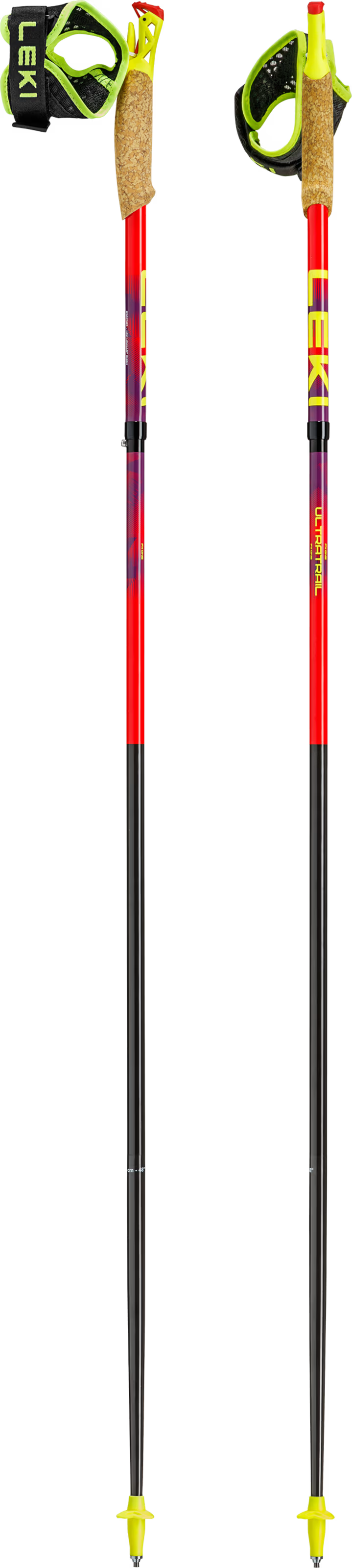 BASTÕES LEKI ULTRATRAIL FX.ONE - Red / Violet / Yellow