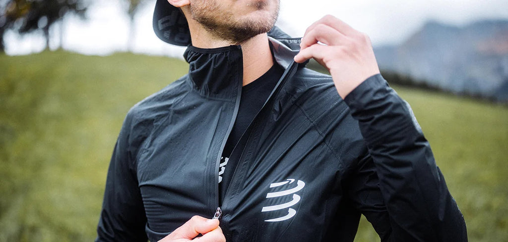 Chaqueta impermeable Normal Trail - Negra