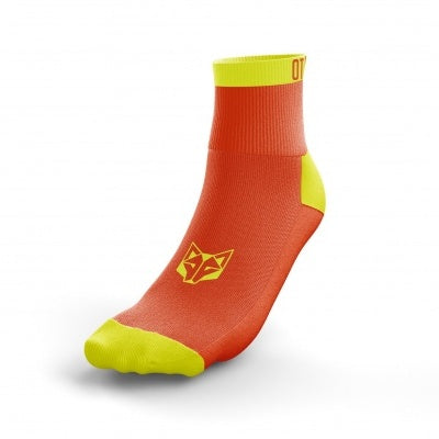 OTSO Multisport Socks Low Cut - Fluo Orange & Fluo Yellow