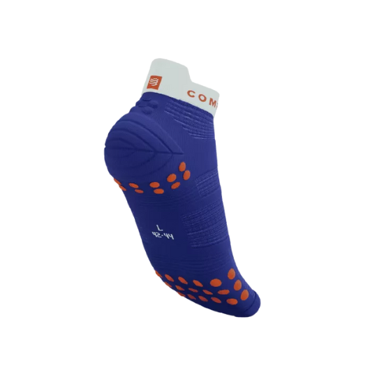 Compressport Pro Racing V4.0 Run Low - Dazz Blue/White
