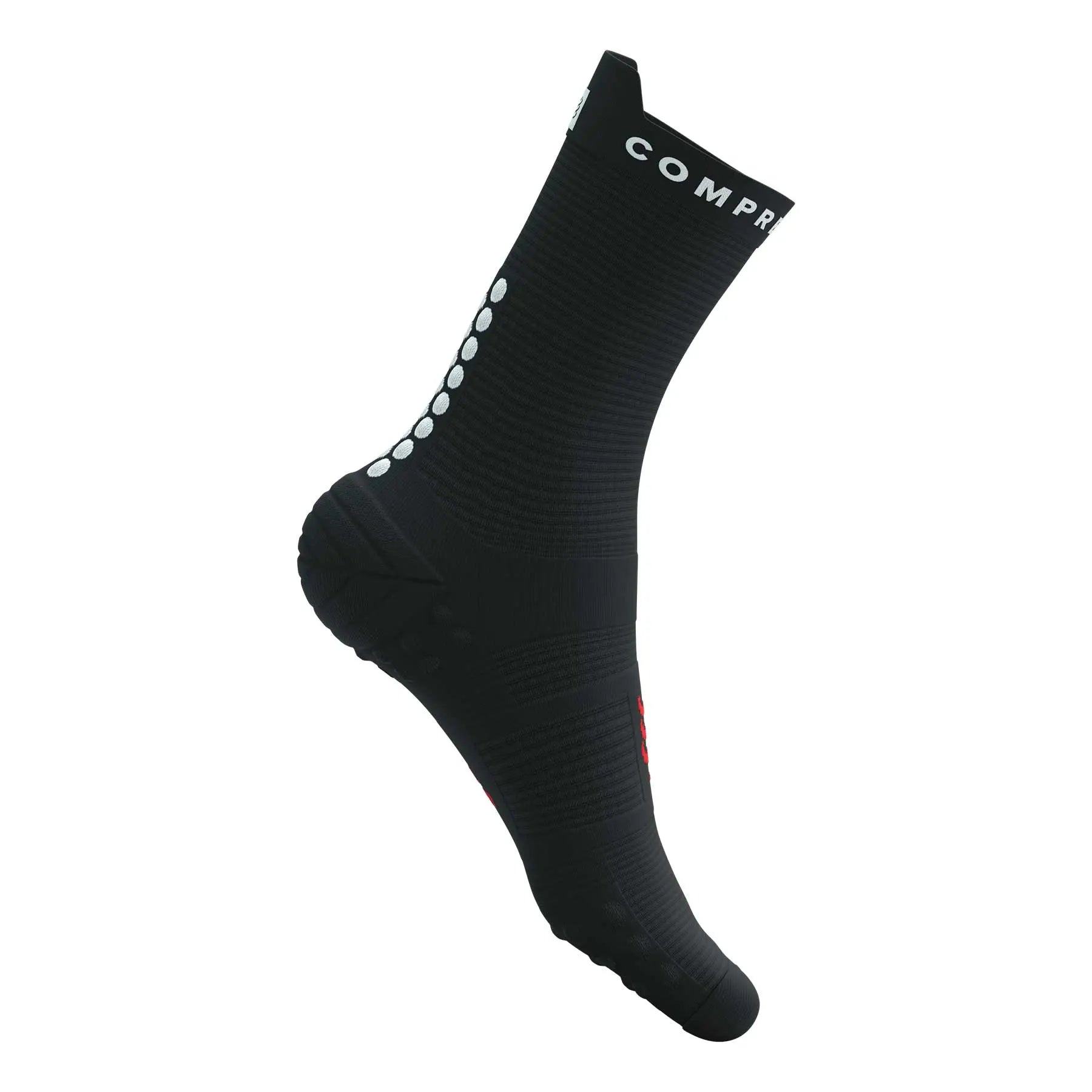 Compressport Pro Racing Socks V4.0 Run High - Black/White