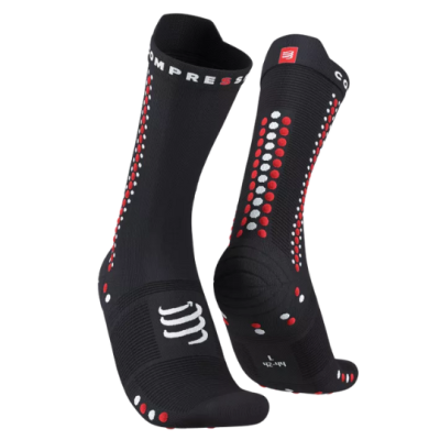 Compressport Pro Racing Socks V4.0 Bike - Black/Red