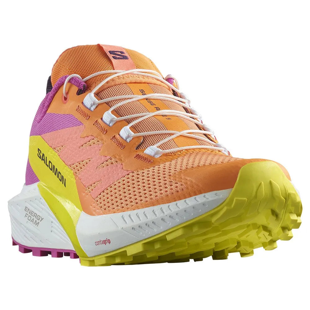 Salomon Sense Ride 5 WOMAN - Bird Of Paradise / White / Sulphur Spring