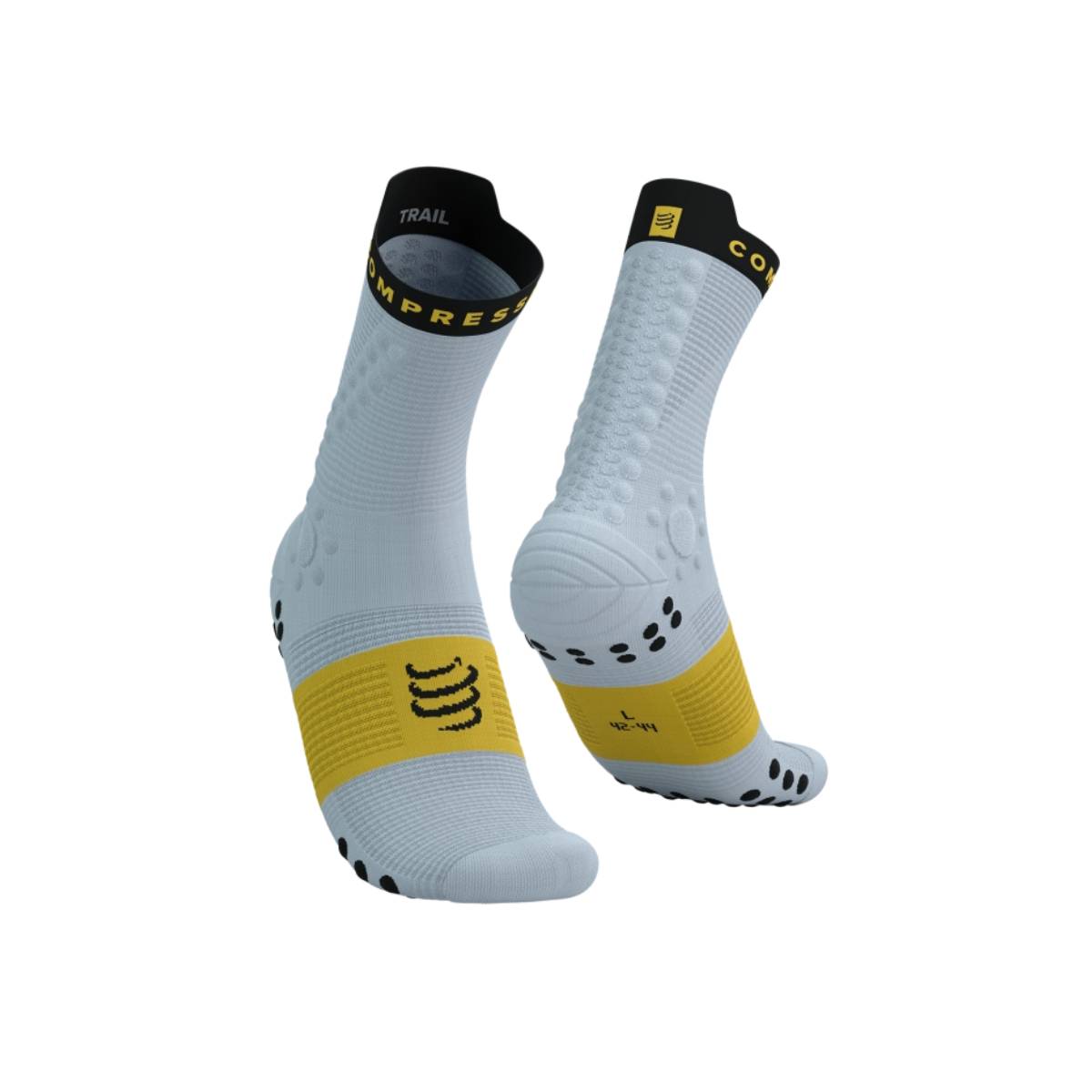 Compressport Pro Racing Socks V4.0 Trail - Grey Dawn