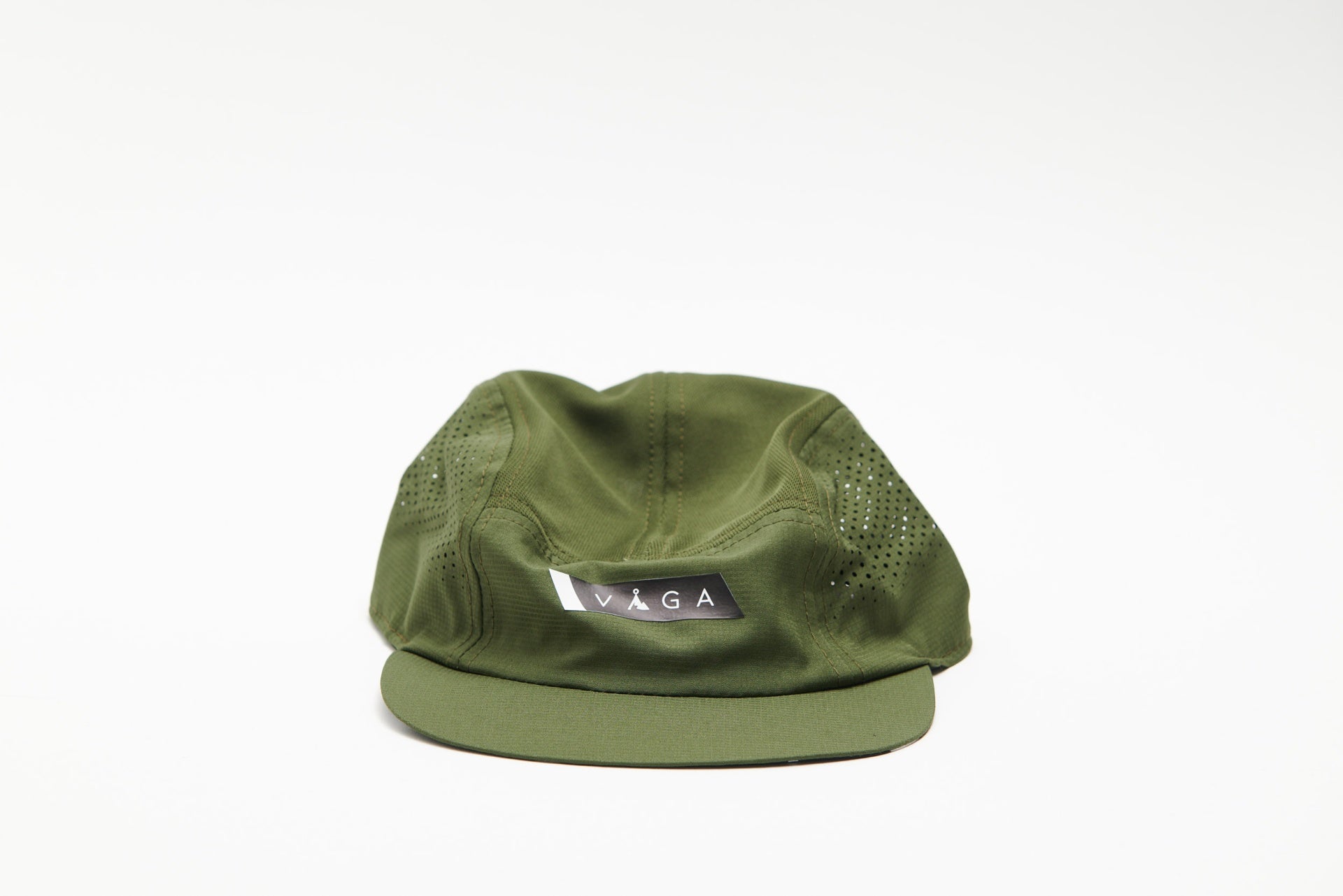 VÅGA FEATHER RACING CAP - MOSS GREEN / BLACK