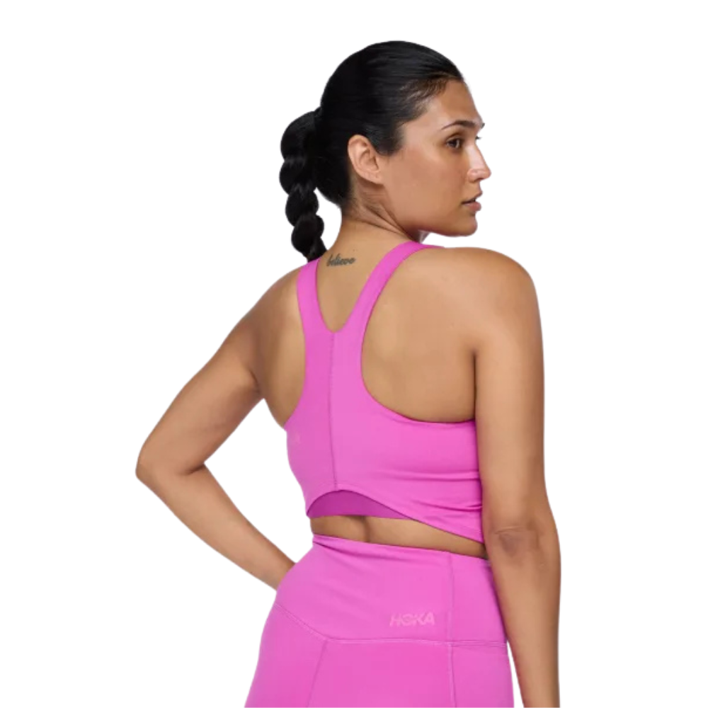 Hoka TOP Elaro Crop Bra - Fushia