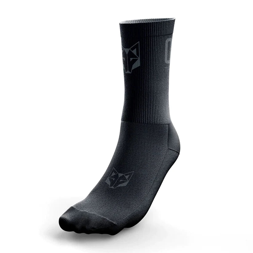 OTSO Multisport Socks Medium Cut -  Full Black