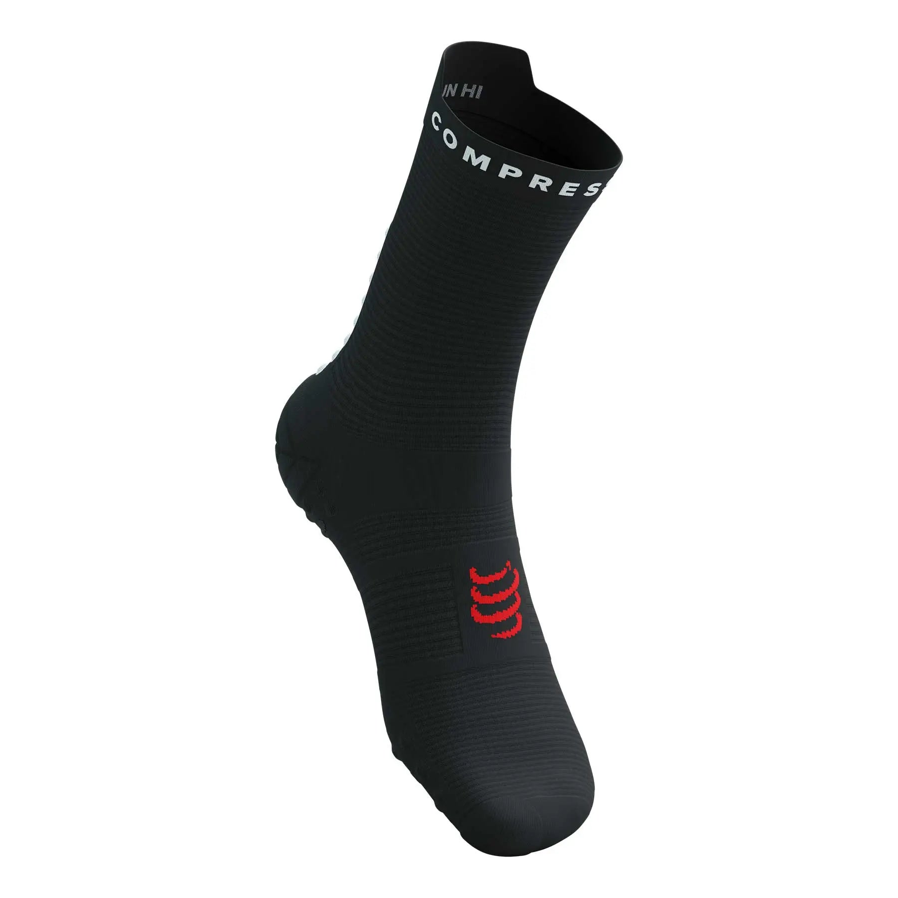 Compressport Pro Racing Socks V4.0 Run High - Black/White