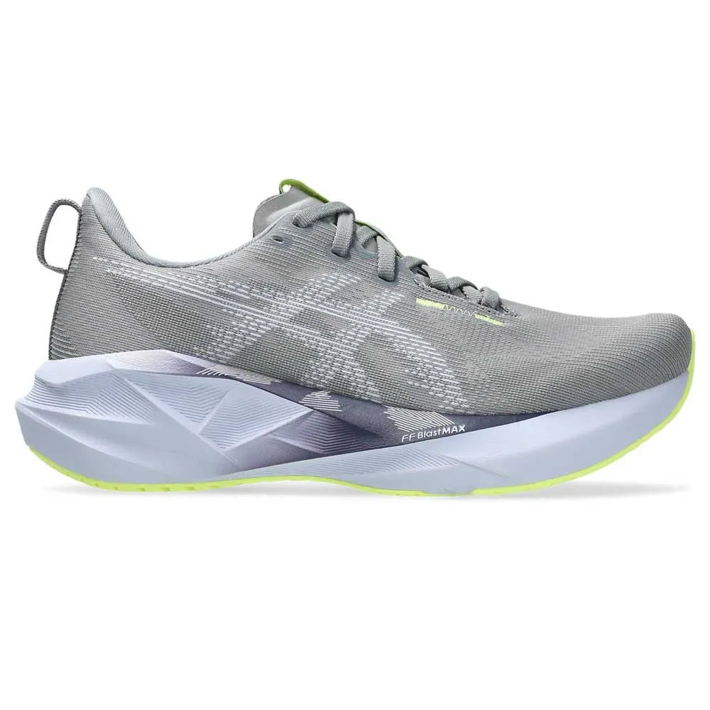 Asics Novablast 5 Woman - Gravel / Blue Fade