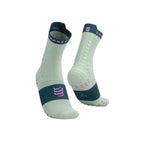 Compressport Pro Racing Socks V4.0 Trail - Aqua/Stargazer