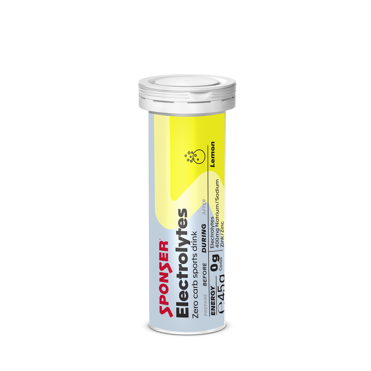 Sponser Electrolytes Lemão 10 Tabs x 4.5g