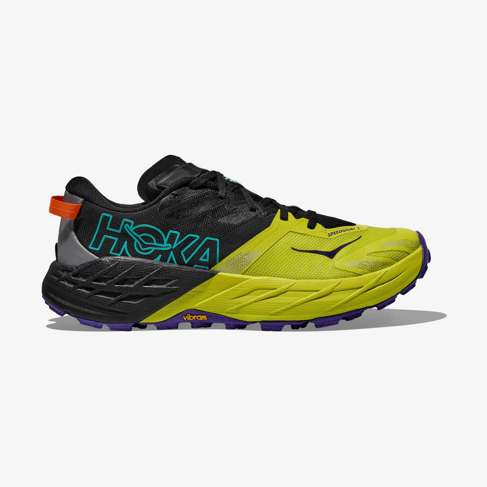 Hoka Speedgoat 7 - Black / Citrus