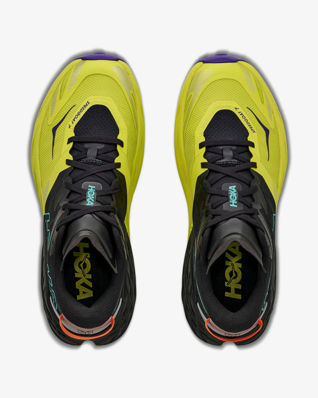 Hoka Speedgoat 7 - Black / Citrus