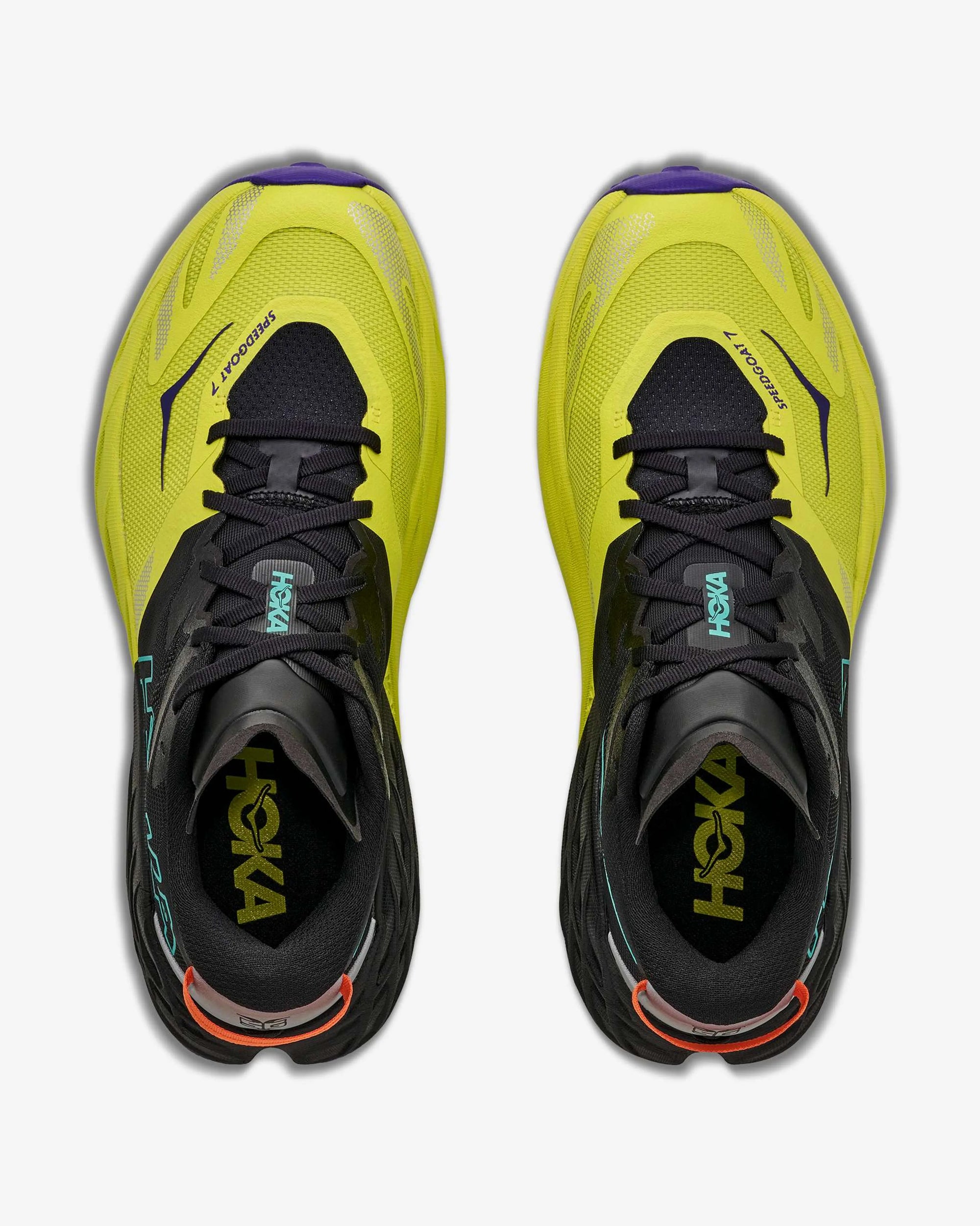 Hoka Speedgoat 7 - Black / Citrus