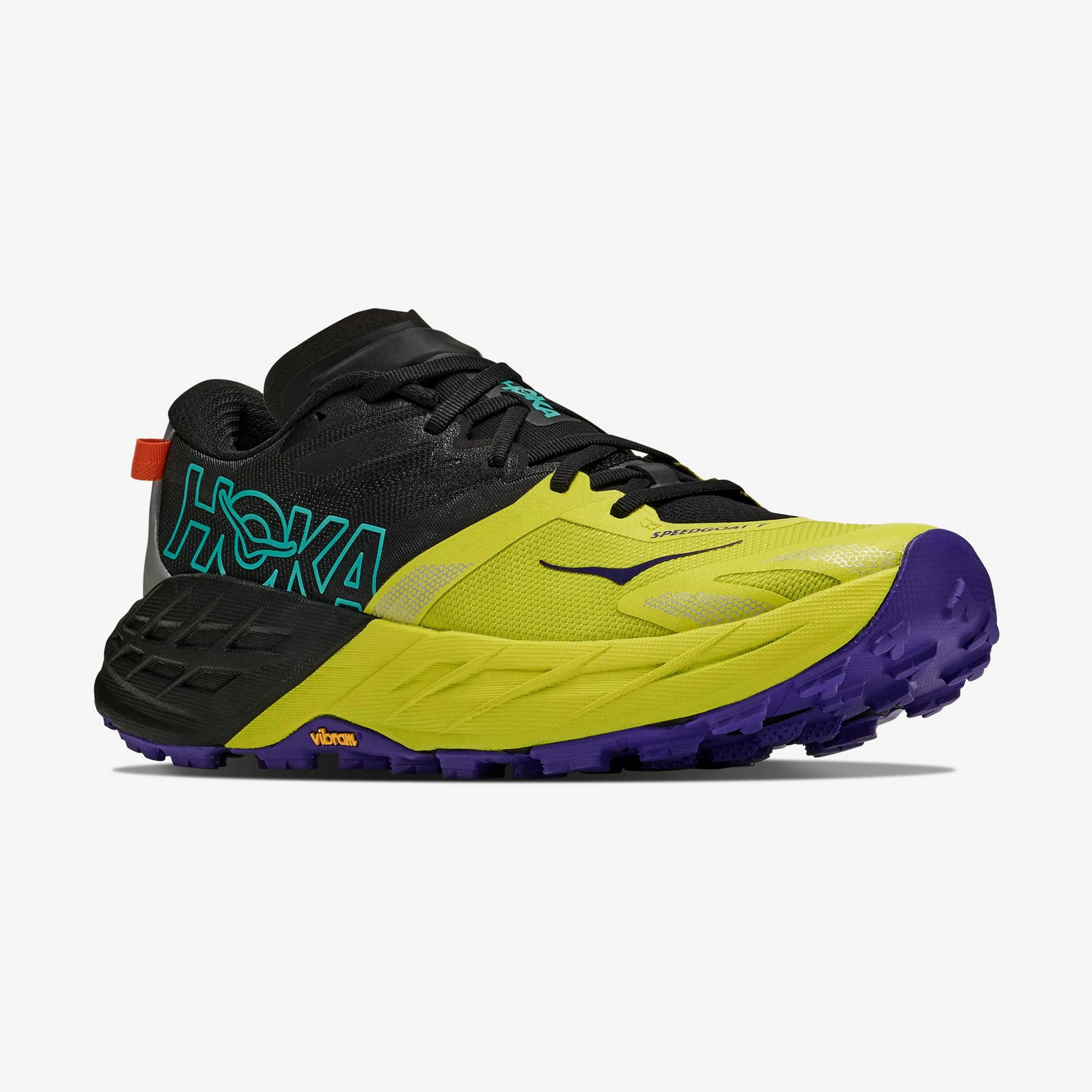 Hoka Speedgoat 7 - Black / Citrus