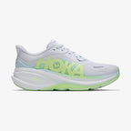 Ténis de corrida estrada Hoka Clifton Pro W Cosmic Grey Neon Yuzu, vista lateral