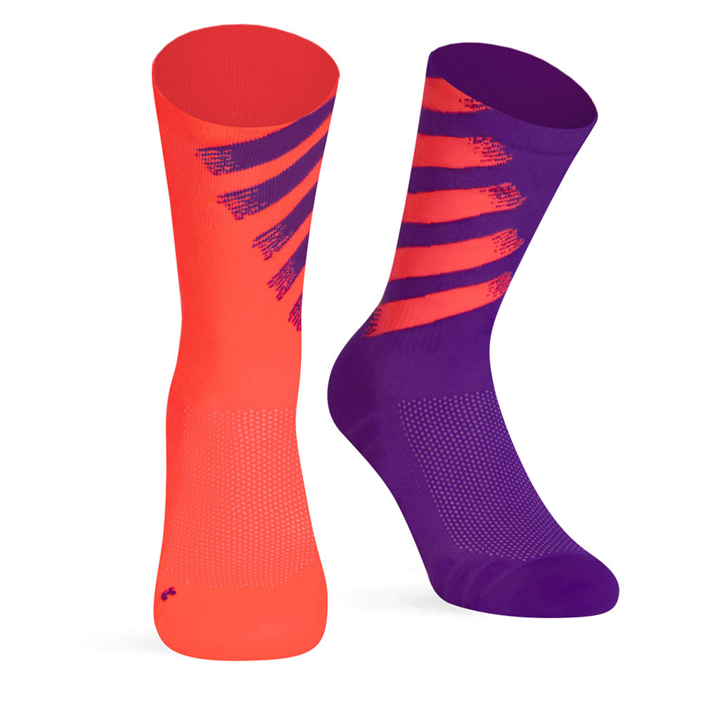 Meias Running Pacific and Co Hyper Pro 1.0 CV Coral Violeta