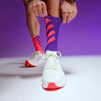 Meias Running Pacific and Co Hyper Pro 1.0 CV Coral Violeta