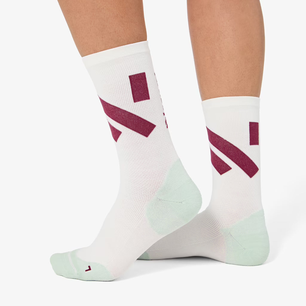 NNormal Race Medium Socks - White/Green