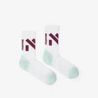NNormal Race Medium Socks - White/Green