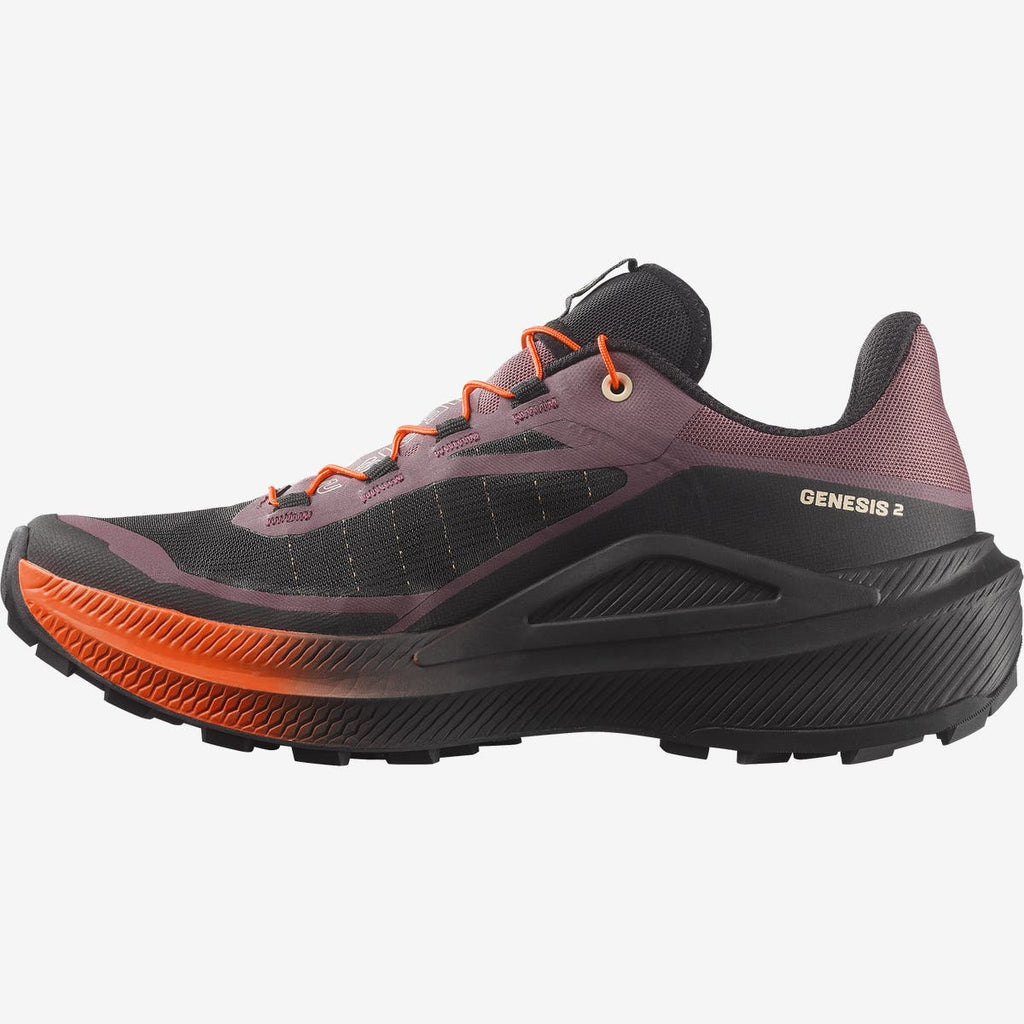 Salomon Genesis 2 W mulher Huckleberry/Black/Red Orange – imagem 3