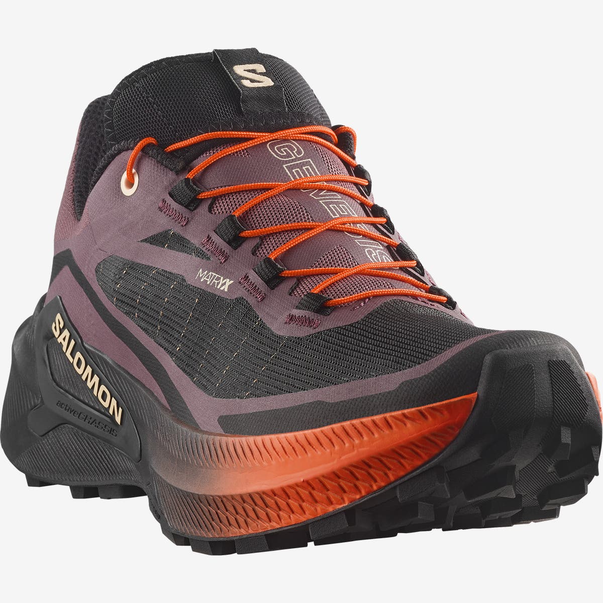 Salomon Genesis 2 W mulher Huckleberry/Black/Red Orange – imagem 5