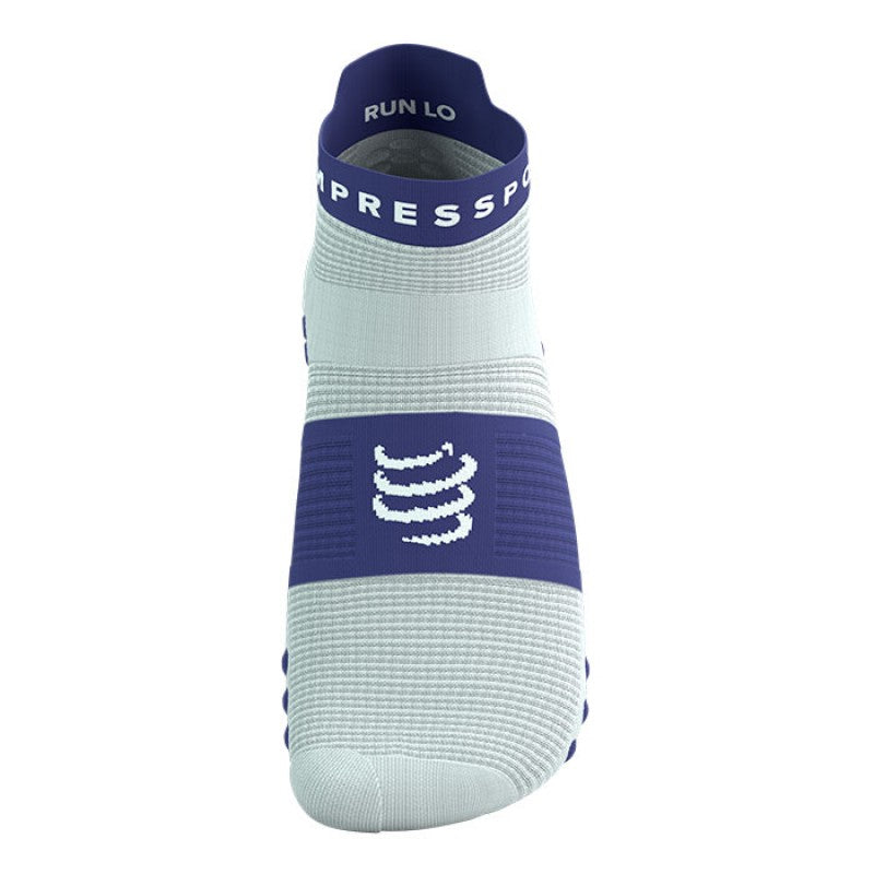Compressport Pro Racing V4.0 Run Low - Star White / Orient Blue