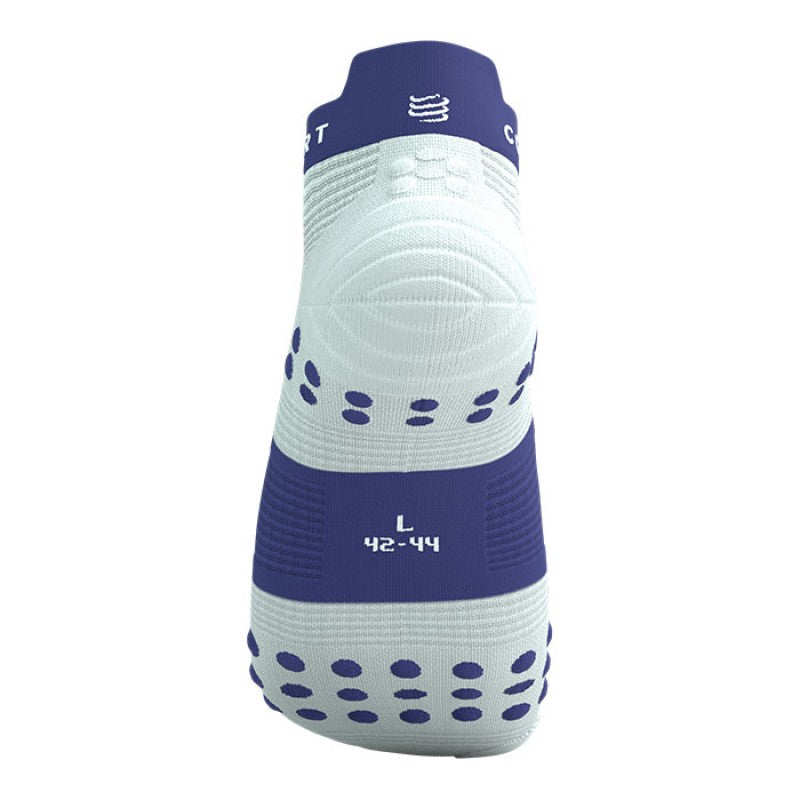 Compressport Pro Racing V4.0 Run Low - Star White / Orient Blue