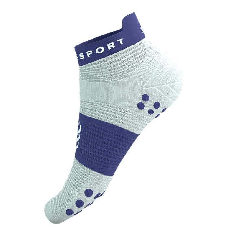 Compressport Pro Racing V4.0 Run Low - Star White / Orient Blue