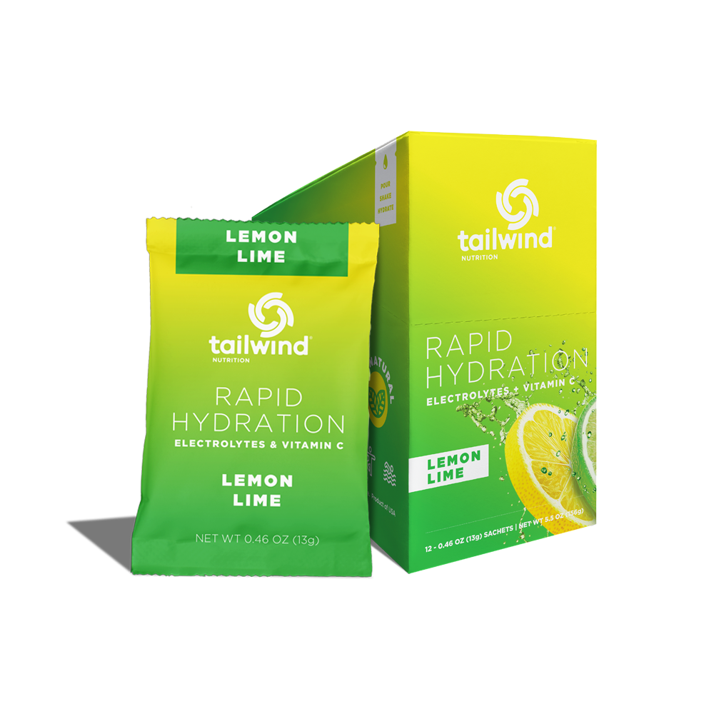 Tailwind Rapid Hydration Lemon Lime - embalagem 25 doses