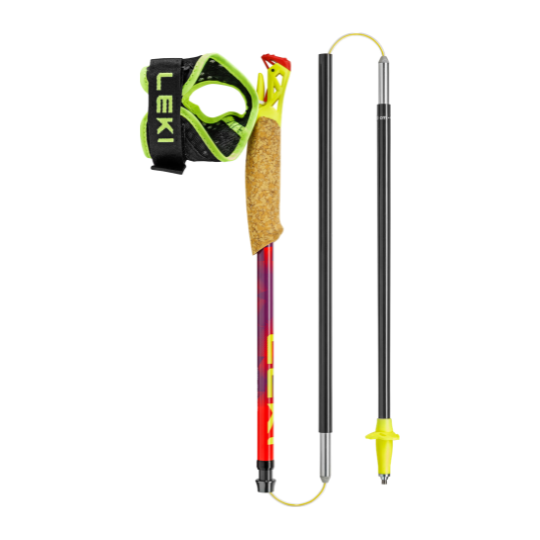 BASTÕES LEKI ULTRATRAIL FX.ONE - Red / Violet / Yellow