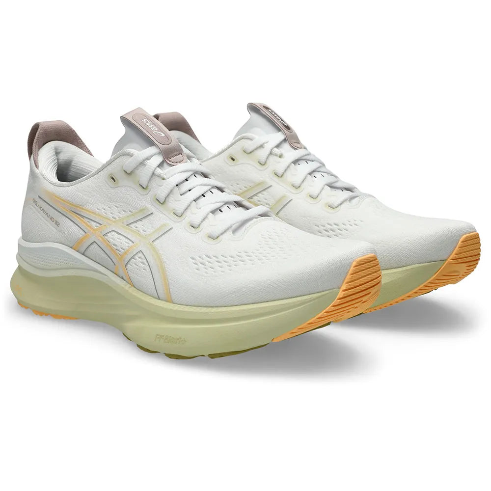 Asics Kayano 32 -  White/Orange Glow