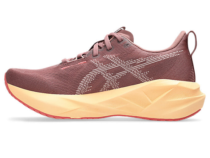 Asics Novablast 5 Woman - Rubble Red/Fawn