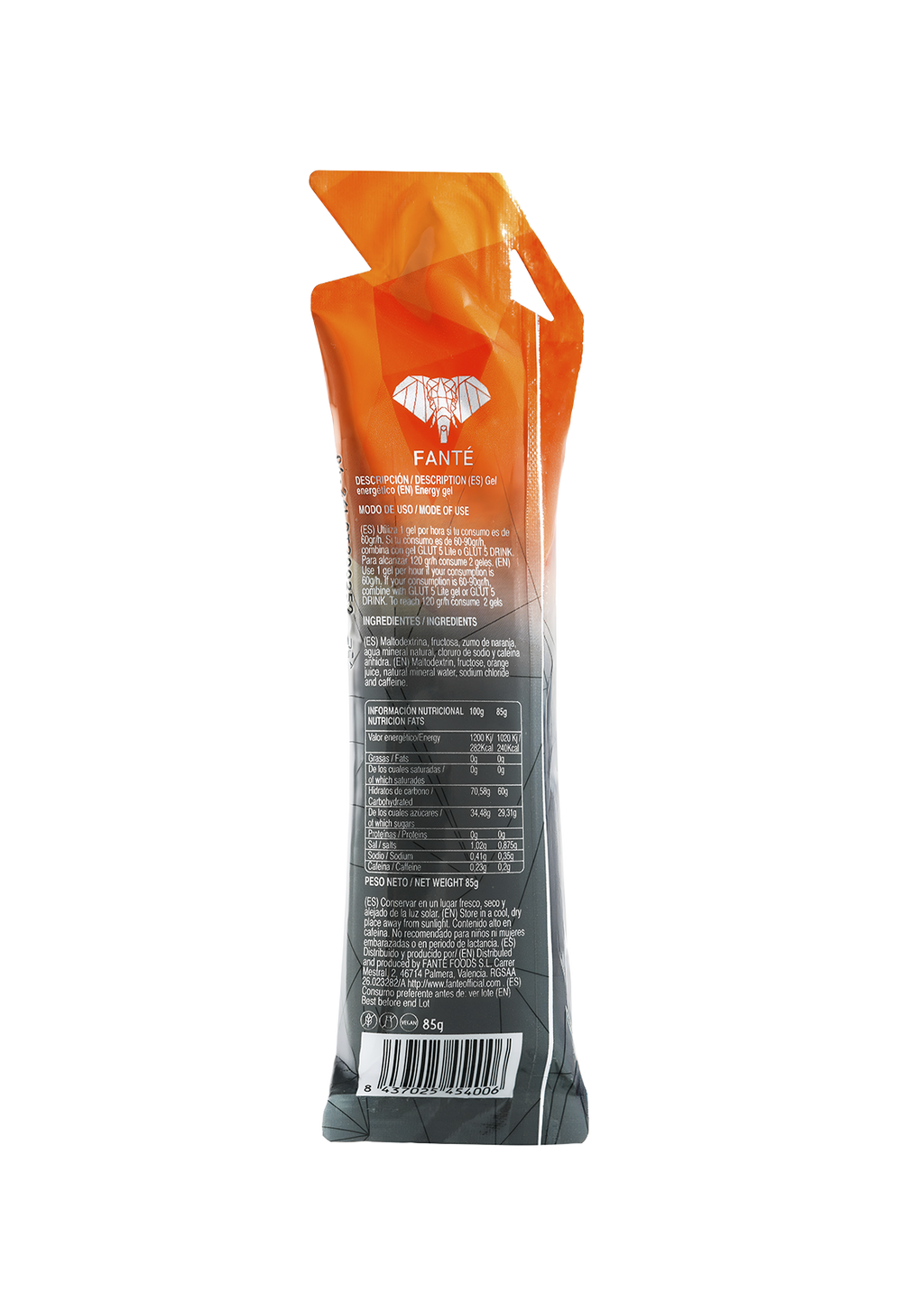 Fanté Gel 60 Laranja CAF