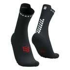 Compressport Pro Racing Socks V4.0 Run High - Black/White