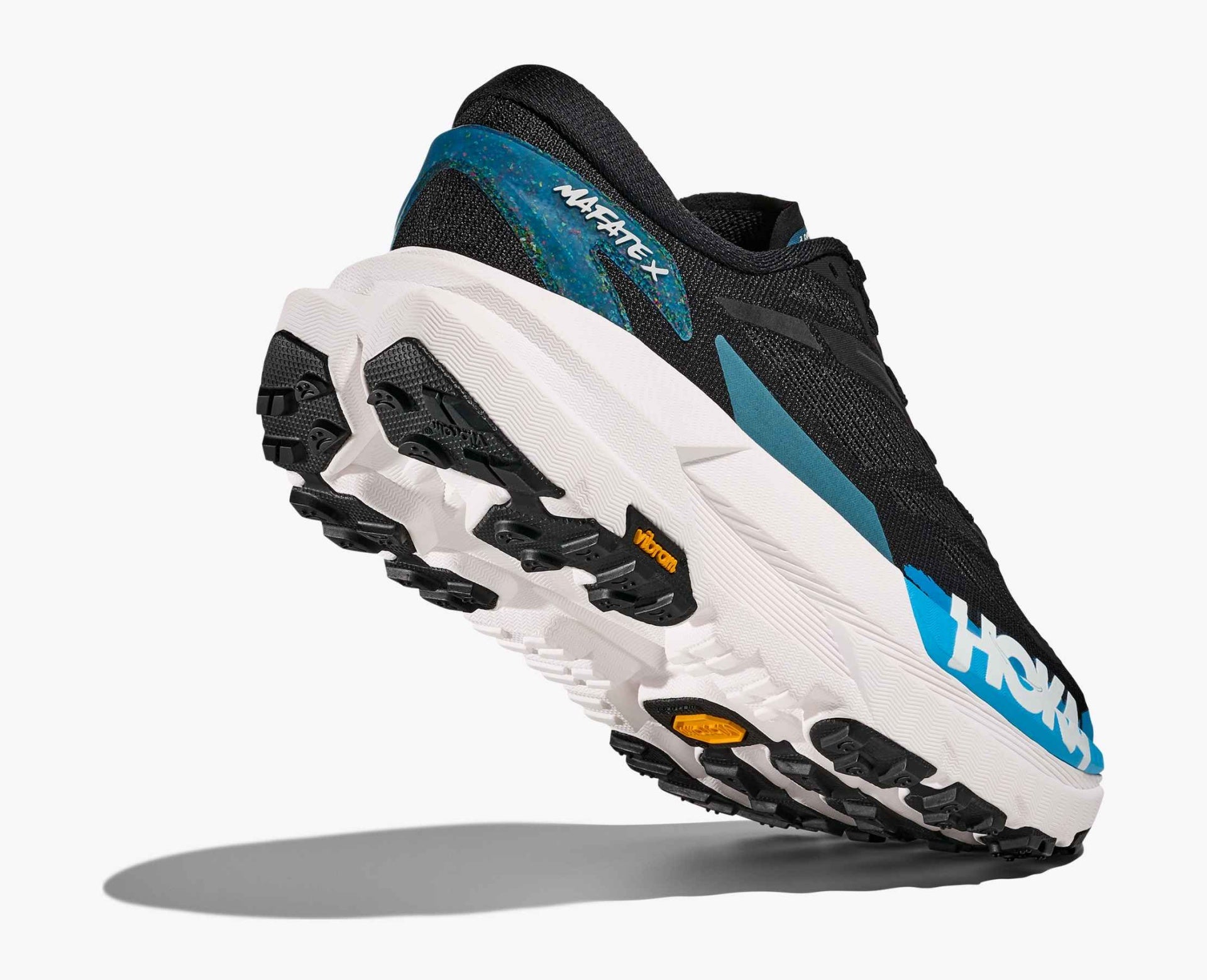 Hoka Mafate X - Black / Skyward blue