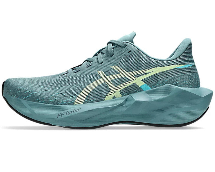 Asics Novablast 6 - Foggy Teal / Illuminate Yellow